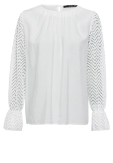 Marc Aurel lehká halenka s jemným vzorem na rukávech