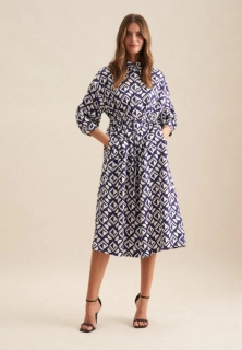 Seidensticker elegantní šaty s límcem 