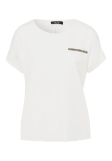 TUZZI dámská halenka s kapsou a ozdobným detailem