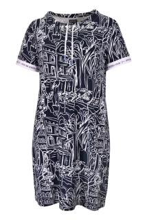 Kenny S stylové šaty s originálním potiskem