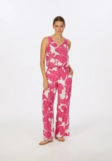 Marc Aurel kalhoty s květinovým potiskem