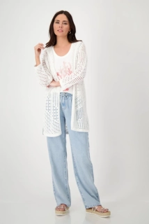 Monari pletený kabát s ájour vzorem