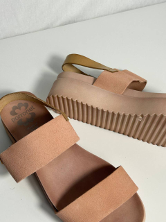 Porronet sandálky na platformě pleťové