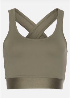 Lascana activé dámský sportovní top khaky